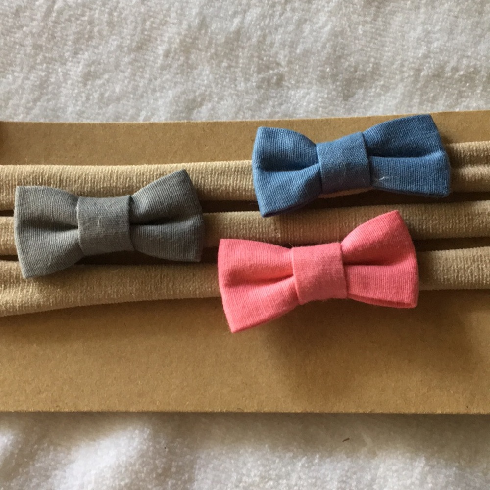 3 Baby Headbands-NWT